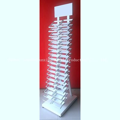 2050mm 고도 320*480 mm 견본 진열대, 백색을 가진 유리제 진열대