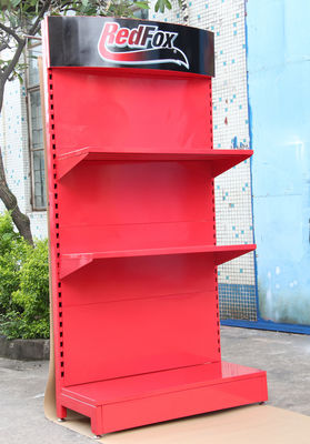 Bright Red TUV Approve Tool Rack Pegboard , Peg Display Rack For Retail Store