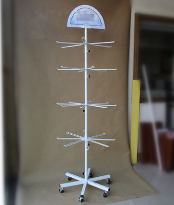 TUV Multifunctional Height 1500mm Rotating Display Stand For Jewelry