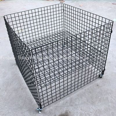 휠 새장 손수레  베개 저장 새장 손수레와 쇼핑몰 가지고 다닐 수 있는 금속 케이지 손수레 단순한 근대적 디자인