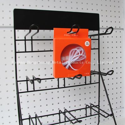 검은 H500mm W310mm 배터리 디스플레이 걸이, 차고 벽 공구틀 페그보드