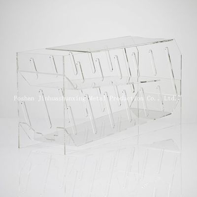 휴대용 TUV 2 타이어 인증서 투명 아크릴 저장 상자 음료, 플라스틱 통조림 식품 저장실 보관 랙