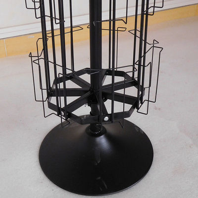 반사경과 카드 표시대를 회전시킨 L350mm H1600mm 방적 디스플레이 걸이